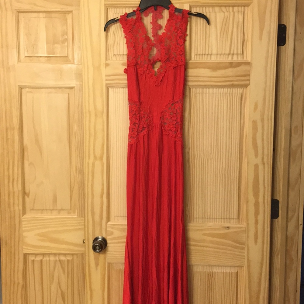 Fancy red dress